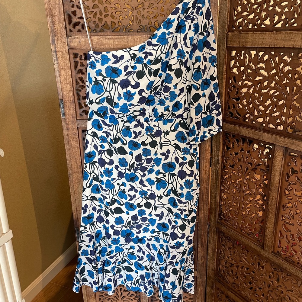 SALONI Juliet Forgetmenot Silk Dress - Picture 5 of 5